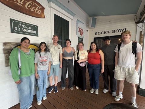 The fadok lab outside of RocknBowl