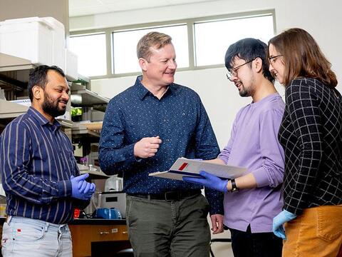 Authors Chandrashekhar Borkar, Jonathan Fadok, Eric Le and Claire Stelly discuss research