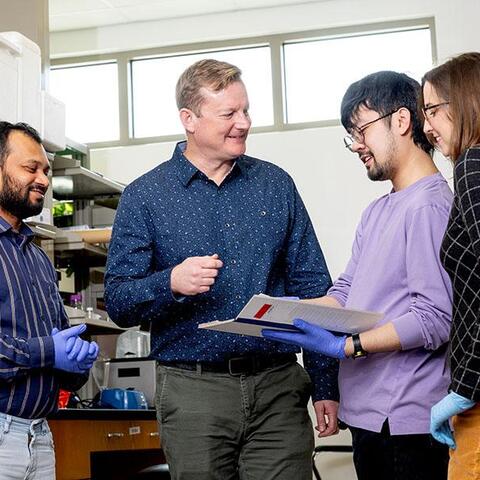 Authors Chandrashekhar Borkar, Jonathan Fadok, Eric Le and Claire Stelly discuss research