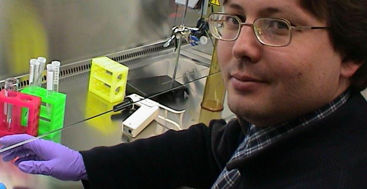 Dr. Khismatullin in the lab 2011