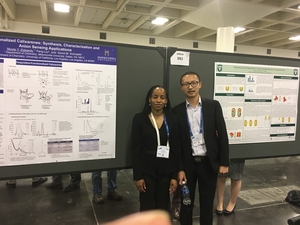 Kaiya presents his poster